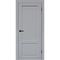 Межкомнатная дверь эмалит Классик 2 светло-серый глухая