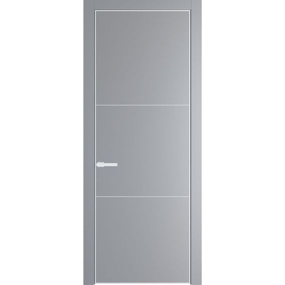 Межкомнатная дверь эмаль 13PA смоки глухая