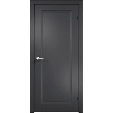 Межкомнатная дверь эмаль Дверцов Модена 1 RAL 9004 глухая