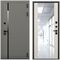 Входная дверь Пиано S антрацит силк панель зеркало Maxi силк грей