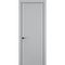 Фото межкомнатной двери керамик FL 2 шеллак серый глухая