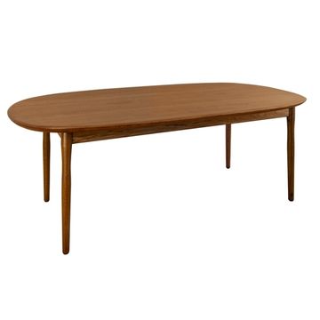 Стол Пьемонт обеденный цвет махагон из массива дуба