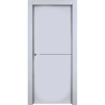 Межкомнатная дверь эмаль 1001 M1 RAL 7047 глухая