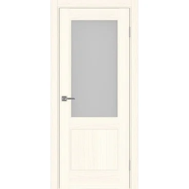 Межкомнатная дверь экошпон Турин Neo 502.21 ясень светлый со стеклом