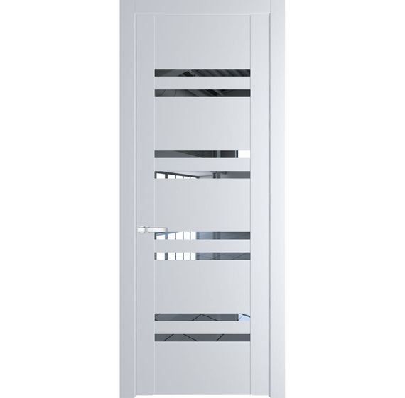 Межкомнатная дверь 1.6P вайт остеклённая