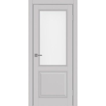 Межкомнатная дверь Тоскана багет 602.21 пепельный со стеклом
