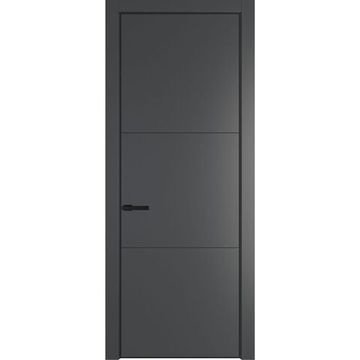 Межкомнатная дверь 13PA графит глухая