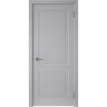 Межкомнатная дверь эмаль Текона Смальта 47 серая глухая