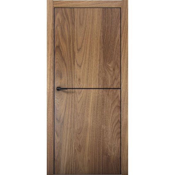 Межкомнатная дверь Плутоний 2 орех пекан глухая
