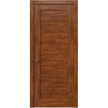 Межкомнатная дверь массив дуба Alvero Адель янтарь глухая