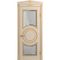 Межкомнатная дверь массив бука Viporte Лацио Амбиенте ваниль патина золото остекление 5