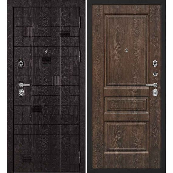 Входная дверь Нона-36 панель фрезерованная дуб корица