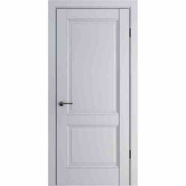 Межкомнатная дверь экошпон ДП-78 silver gray глухая