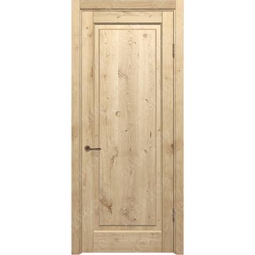 Межкомнатная дверь массив дуба с сучком Дверцов Кастро глухая