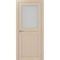 Межкомнатная дверь экошпон Турин 520.211 белёный дуб остеклённая