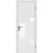 Межкомнатная алюминиевая дверь 1AG белая матовая RAL 9003 остеклённая