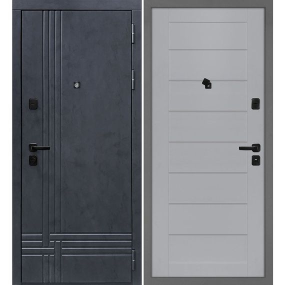 Входная дверь Осло бетон антрацит панель сборная манхэттен