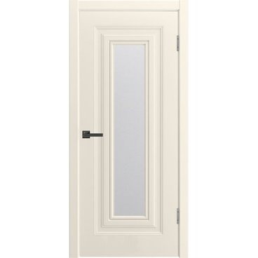 Межкомнатная дверь эмаль Титул 1 В1 шампань со стеклом