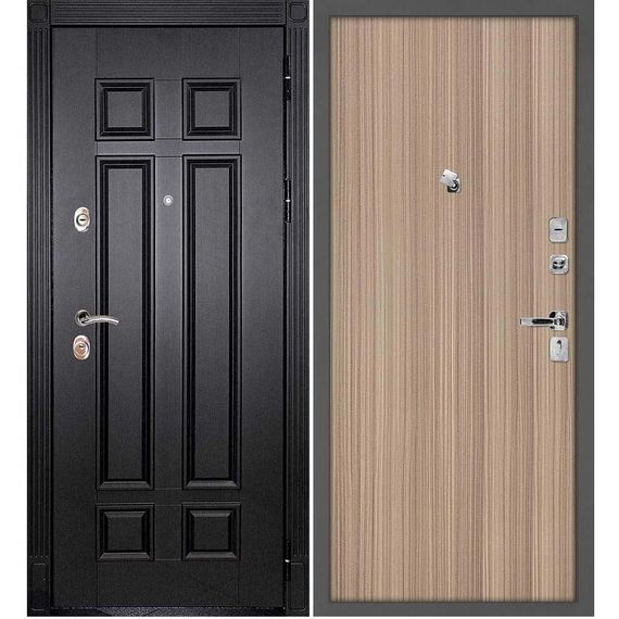 Входная дверь Гера 2 венге панель гладкая эвкалипт тасманский