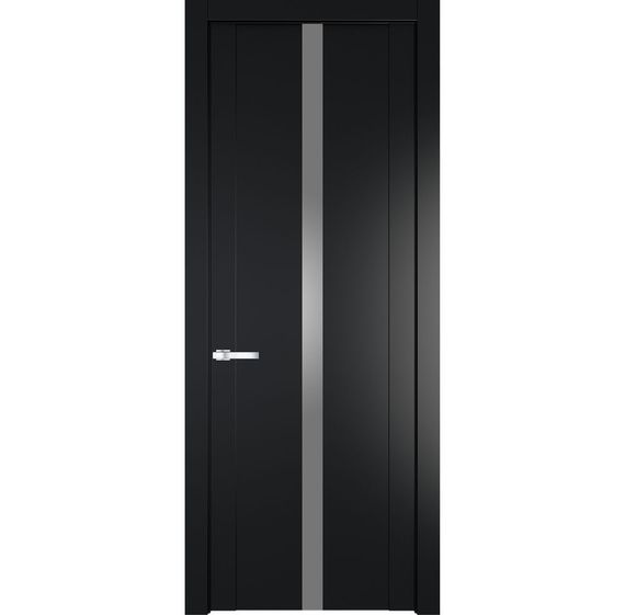 Межкомнатная дверь 1.8P блэк остеклённая
