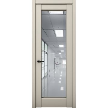 Межкомнатная дверь Кобальт 42 силк грей с зеркалом