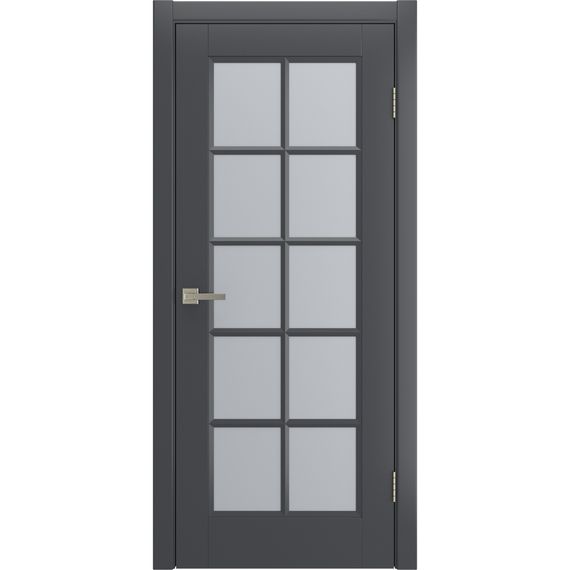 Фото двери Аморе графит эмаль RAL 7024 со стеклом