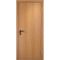 Фото одностворчатой противопожарной пвх двери в цвете миланский орех