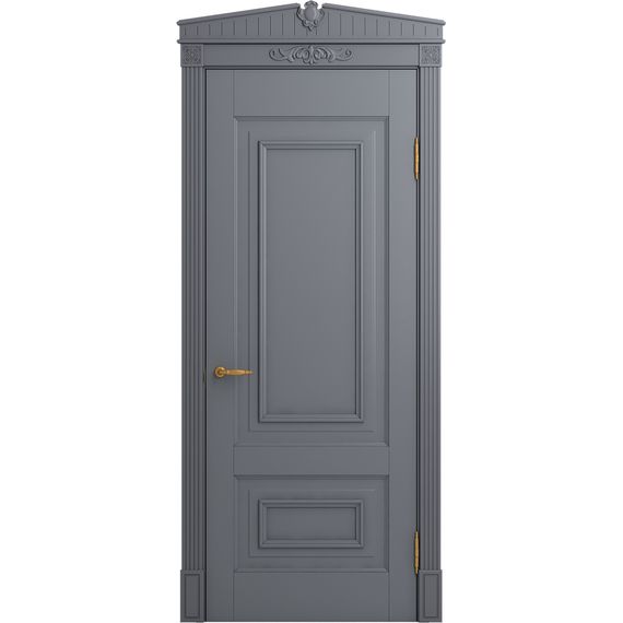 Межкомнатная дверь массив бука Viporte Неаполь тауп глухая