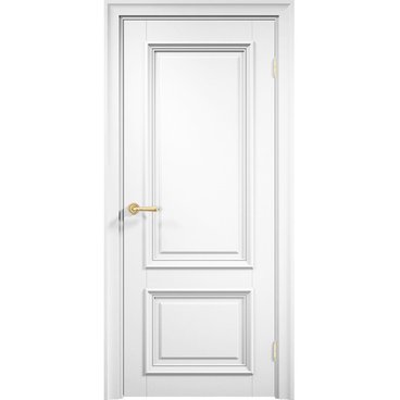Межкомнатная дверь эмаль Дверцов Болонья 2 RAL 9003 глухая