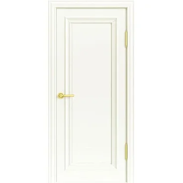 Межкомнатная дверь экошпон 81001 дарк вайт глухая