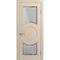 Межкомнатная дверь массив бука Viporte Лацио Амбиенте ваниль остекление 5