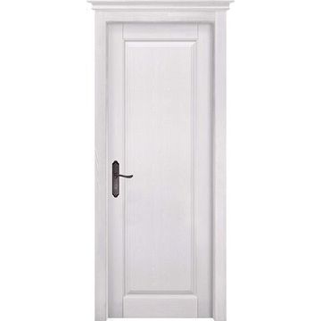 Межкомнатная дверь массив сосны ОКА Андромеда Браш эмаль айсберг глухая