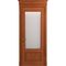 Межкомнатная дверь массив дуба Viporte Классика 1 табачный остеклённая