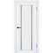 Межкомнатная дверь эмалит Сигма 30 белый остеклённая