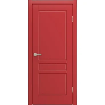 Межкомнатная дверь Бриз красная эмаль RAL 3028 глухая