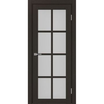 Межкомнатная дверь экошпон Турин 541.2222 венге остеклённая