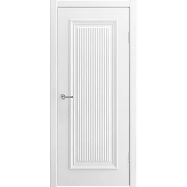 Межкомнатная дверь эмаль Парма 1 В2 белая глухая