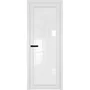Фото межкомнатной алюминиевой двери Profil Doors AGP 1 белый матовый RAL 9003 стекло триплекс белый