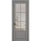 Фото межкомнатной двери керамик NC 6 серый остеклённая