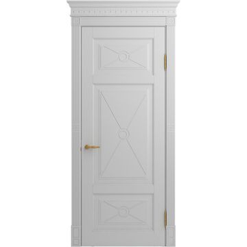 Межкомнатная дверь массив дуба селект Viporte Марсель 4 бьянко чиаро глухая