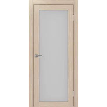 Межкомнатная дверь экошпон Турин 501.2 белёный дуб остеклённая