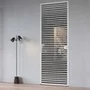 Межкомнатная алюминиевая дверь в скрытом коробе Loft-S 11 стекло бесцветное прозрачное