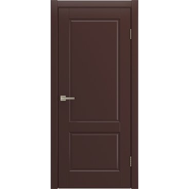 Межкомнатная дверь Патриция коричневая эмаль RAL 8016 глухая