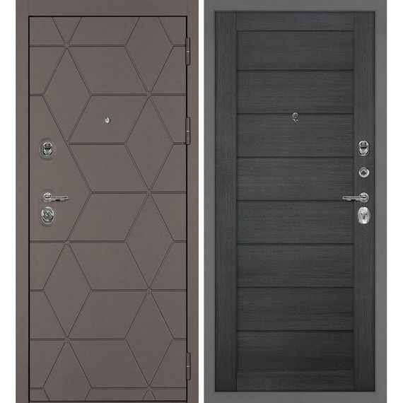 Входная дверь Тетра-181 панель сборная грей
