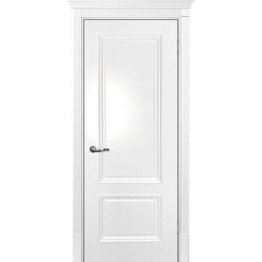 Межкомнатная дверь эмаль Текона Смальта 07 белая RAL 9003 глухая