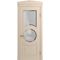 Межкомнатная дверь массив бука Viporte Лацио Амбиенте ваниль остекление 2