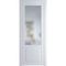 Межкомнатная дверь 1.2.2PD вайт остеклённая
