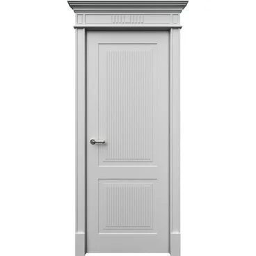 Межкомнатная дверь эмаль Рим 2 белая глухая