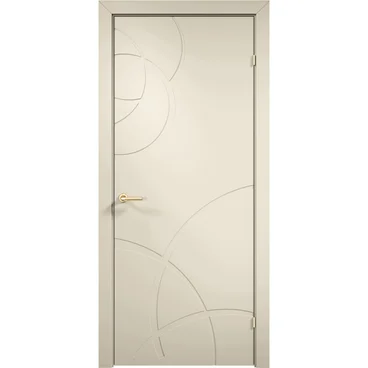 Межкомнатная дверь эмаль Дверцов Тиволи 3 RAL 1013 глухая