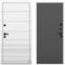 Входная дверь Бионика белый матовый панель гладкая